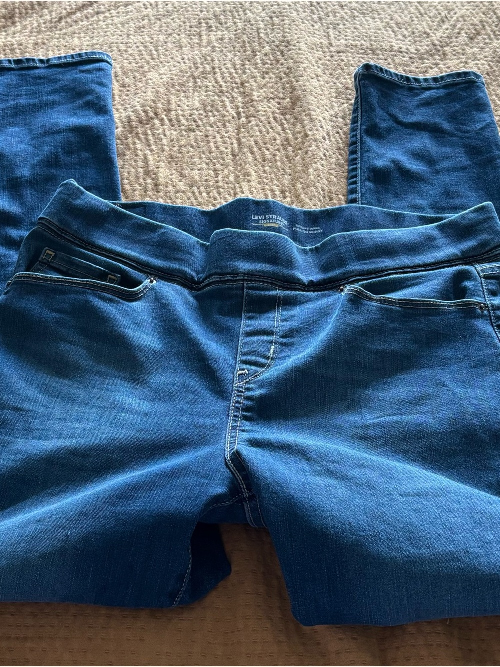Levi's Sun Worshipper Signature Skinny Jeans - Light Blue